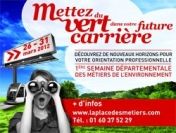 Semaine départementale des métiers de l'environnement. Du 16 au 31 mars 2012 à Emerainville. Seine-et-Marne. 
